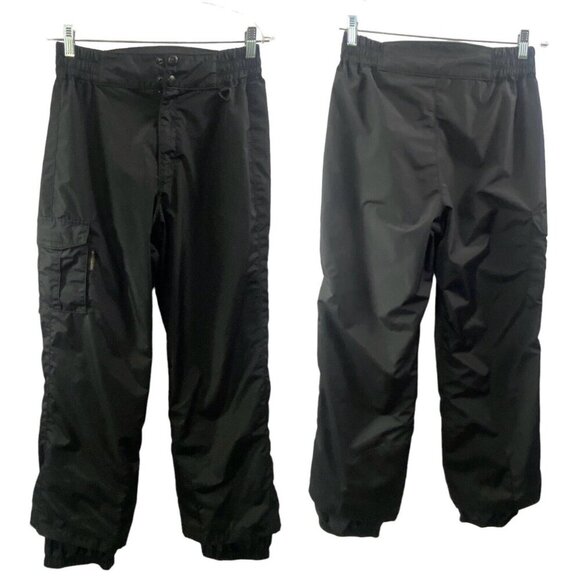 COLUMBIA Women Ski Pants Size M Black Outdoors Snowboard Winter Resort 74-20 - Picture 1 of 16